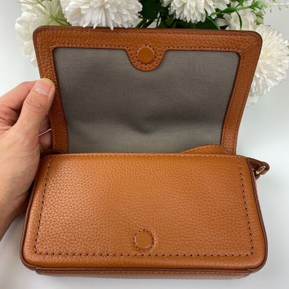 Marc Jacobs H107L01FA21 Groove Pebbled Leather Mini Shoulder Bag, Smoked Almond - Picture 5 of 9